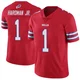 Mecole Hardman Jr. ＃1 Buffalo Bills Limited Red Men's Color Rush Vapor Untouchable Jersey