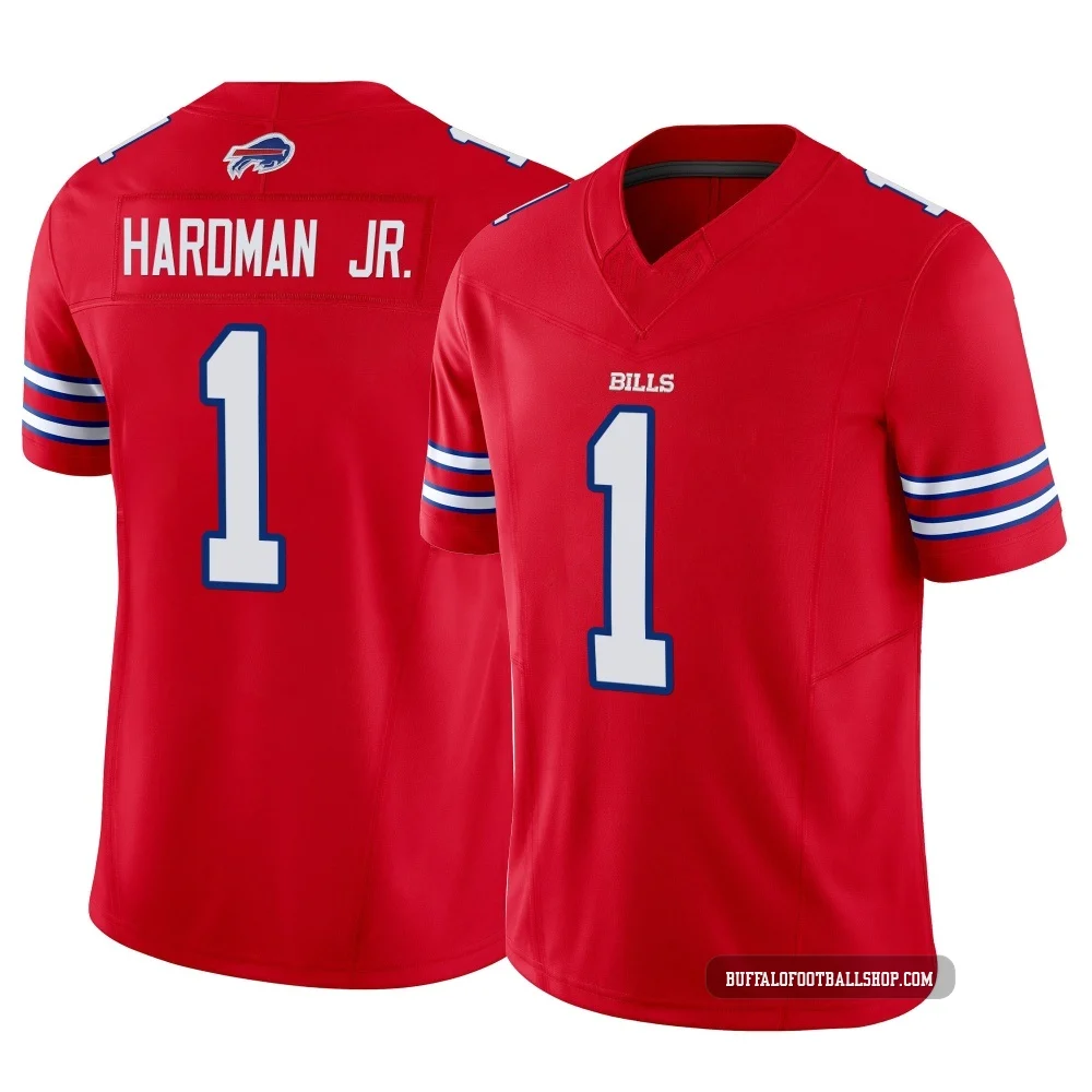 Mecole Hardman Jr. ＃1 Buffalo Bills Limited Red Youth Vapor F.U.S.E. Jersey