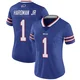 Mecole Hardman Jr. ＃1 Buffalo Bills Limited Royal Women's Team Color Vapor Untouchable Jersey