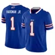 Mecole Hardman Jr. ＃1 Buffalo Bills Limited Royal Youth Vapor F.U.S.E. Jersey