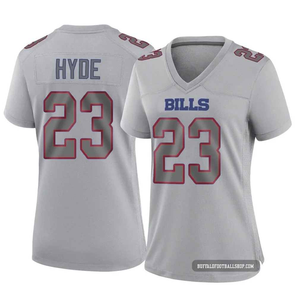 Micah Hyde ＃23 Buffalo Bills Game Gray Women's Atmosphere Fashion Jersey