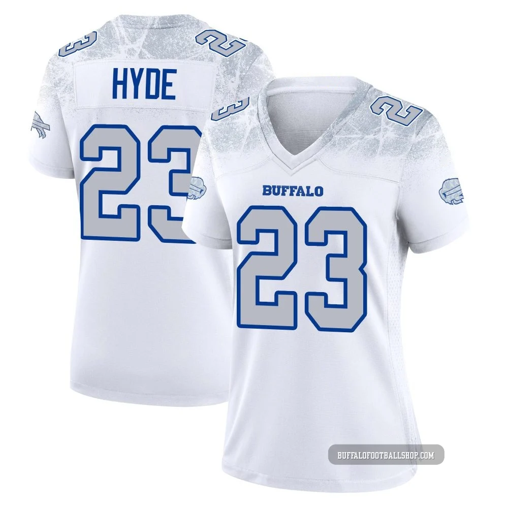 Micah Hyde ＃23 Buffalo Bills Game White Women's 2025 Rivalries Collection Jersey