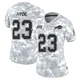 Micah Hyde ＃23 Buffalo Bills Limited Arctic Camo Women's 2024 Salute to Service Jersey
