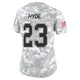 Micah Hyde ＃23 Buffalo Bills Limited Arctic Camo Women's 2024 Salute to Service Jersey