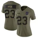 Micah Hyde ＃23 Buffalo Bills Limited Olive Women's 2025 Salute to Service Jersey