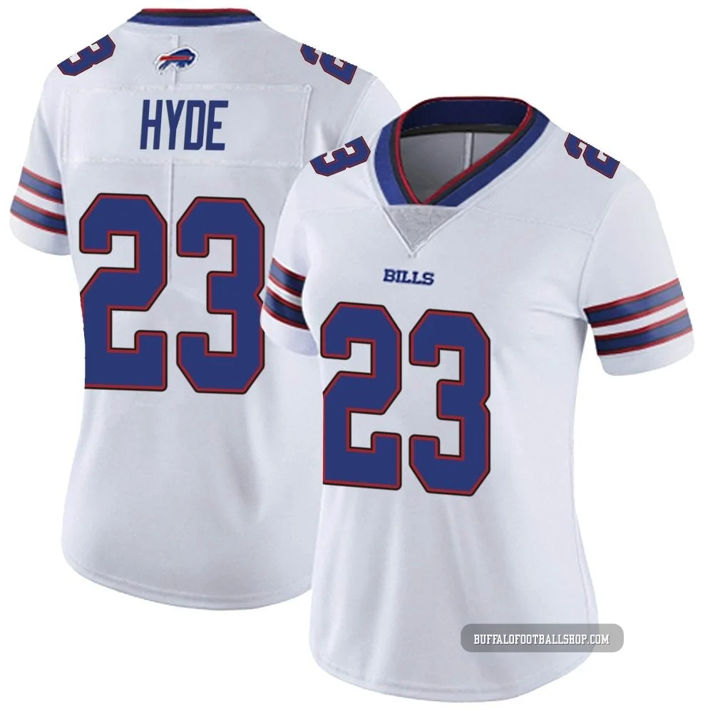 Micah Hyde ＃23 Buffalo Bills Limited White Women's Color Rush Vapor Untouchable Jersey