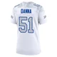Mike Danna ＃51 Buffalo Bills Game White Women's 2025 Rivalries Collection Jersey