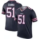 Mike Danna ＃51 Buffalo Bills Legend Navy Men's Inverted Jersey