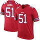 Mike Danna ＃51 Buffalo Bills Legend Red Men's Color Rush Jersey