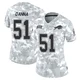 Mike Danna ＃51 Buffalo Bills Limited Arctic Camo Women's 2024 Salute to Service Jersey