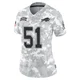 Mike Danna ＃51 Buffalo Bills Limited Arctic Camo Women's 2024 Salute to Service Jersey