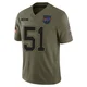 Mike Danna ＃51 Buffalo Bills Limited Olive Youth 2025 Salute to Service Jersey