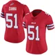 Mike Danna ＃51 Buffalo Bills Limited Red Women's Color Rush Vapor Untouchable Jersey