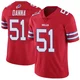 Mike Danna ＃51 Buffalo Bills Limited Red Youth Color Rush Vapor Untouchable Jersey