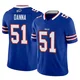 Mike Danna ＃51 Buffalo Bills Limited Royal Men's Vapor F.U.S.E. Jersey