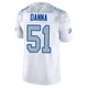 Mike Danna ＃51 Buffalo Bills Limited White Men's 2025 Rivalries Collection Jersey