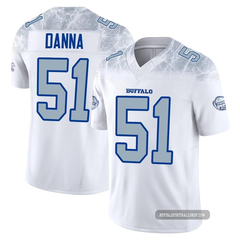Mike Danna ＃51 Buffalo Bills Limited White Youth 2025 Rivalries Collection Jersey