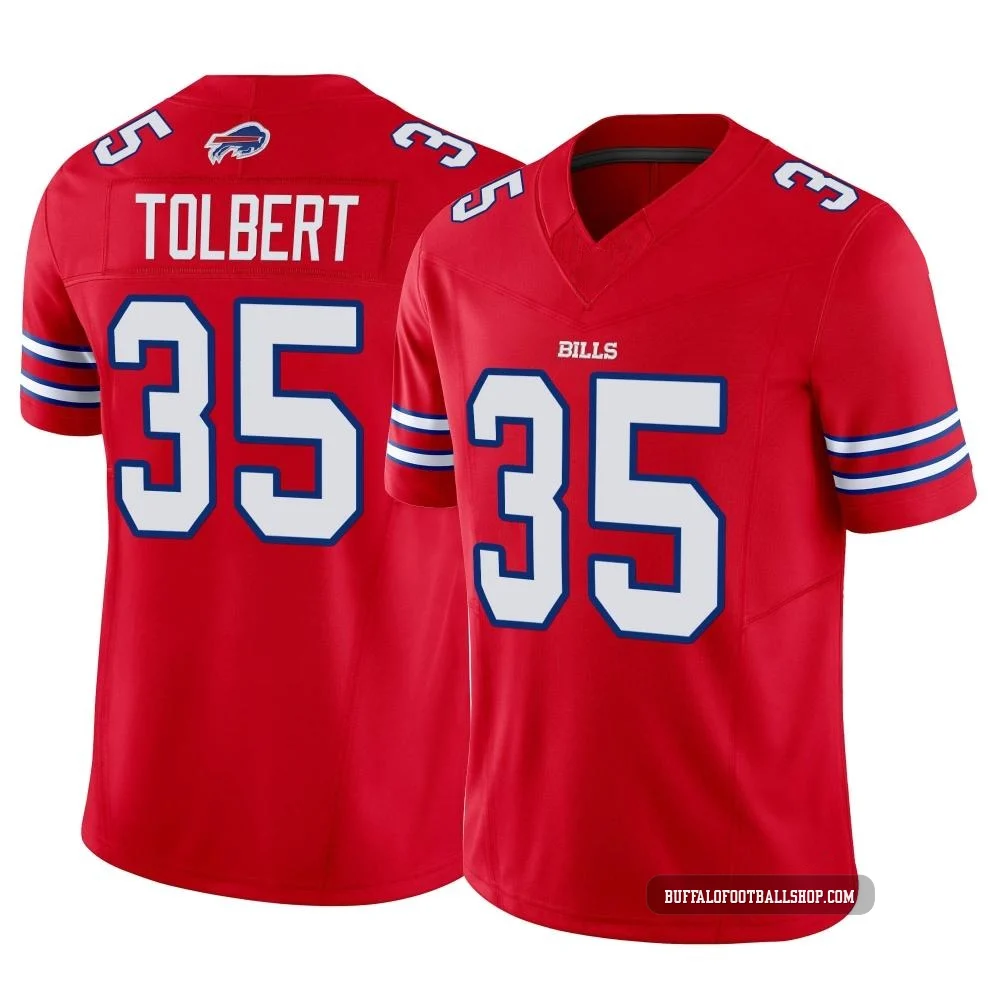 Mike Tolbert ＃35 Buffalo Bills Limited Red Men's Vapor F.U.S.E. Jersey