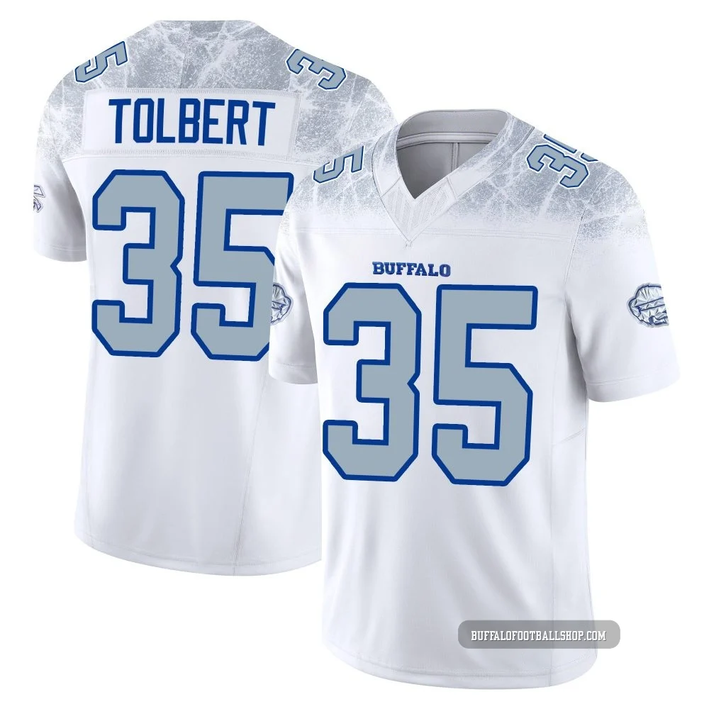 Mike Tolbert ＃35 Buffalo Bills Limited White Youth 2025 Rivalries Collection Jersey