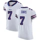 Ray Davis ＃7 Buffalo Bills Elite White Men's Vapor Untouchable Jersey