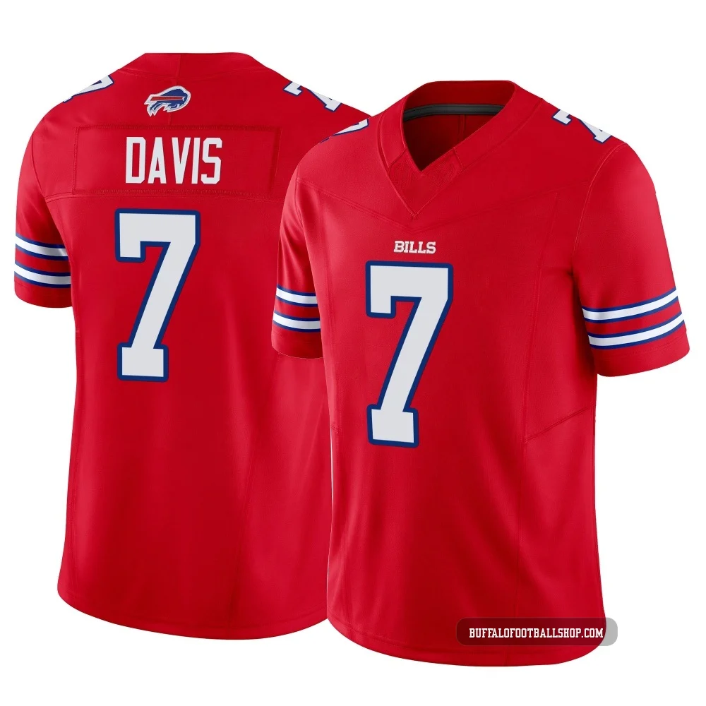 Ray Davis ＃7 Buffalo Bills Limited Red Youth Vapor F.U.S.E. Jersey