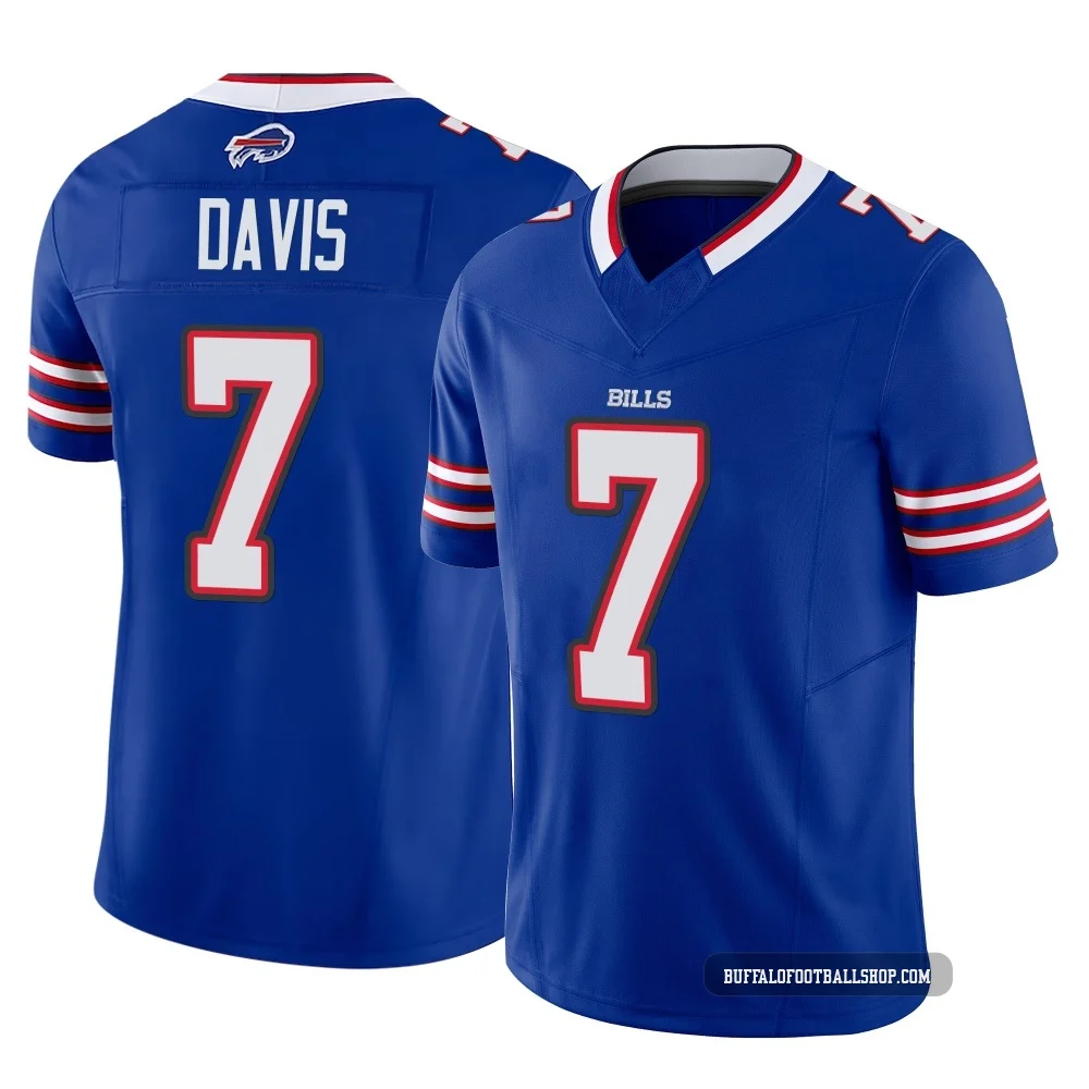 Ray Davis ＃7 Buffalo Bills Limited Royal Men's Vapor F.U.S.E. Jersey