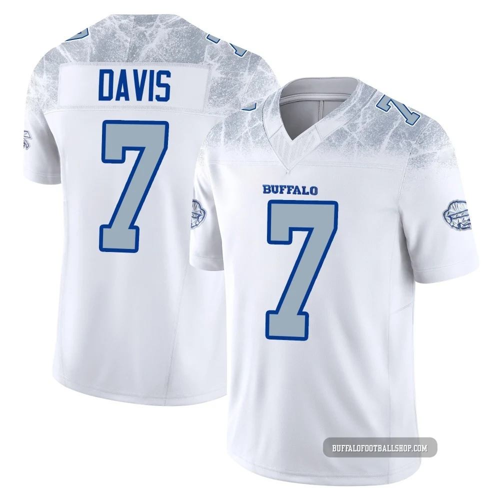 Ray Davis ＃7 Buffalo Bills Limited White Men's 2025 Rivalries Collection Jersey