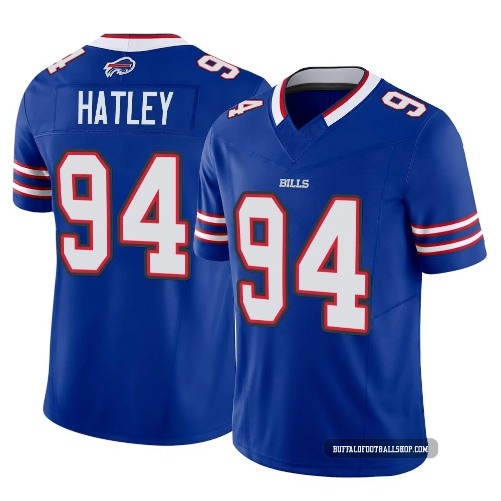 Rickey Hatley ＃94 Buffalo Bills Limited Royal Youth Vapor F.U.S.E. Jersey