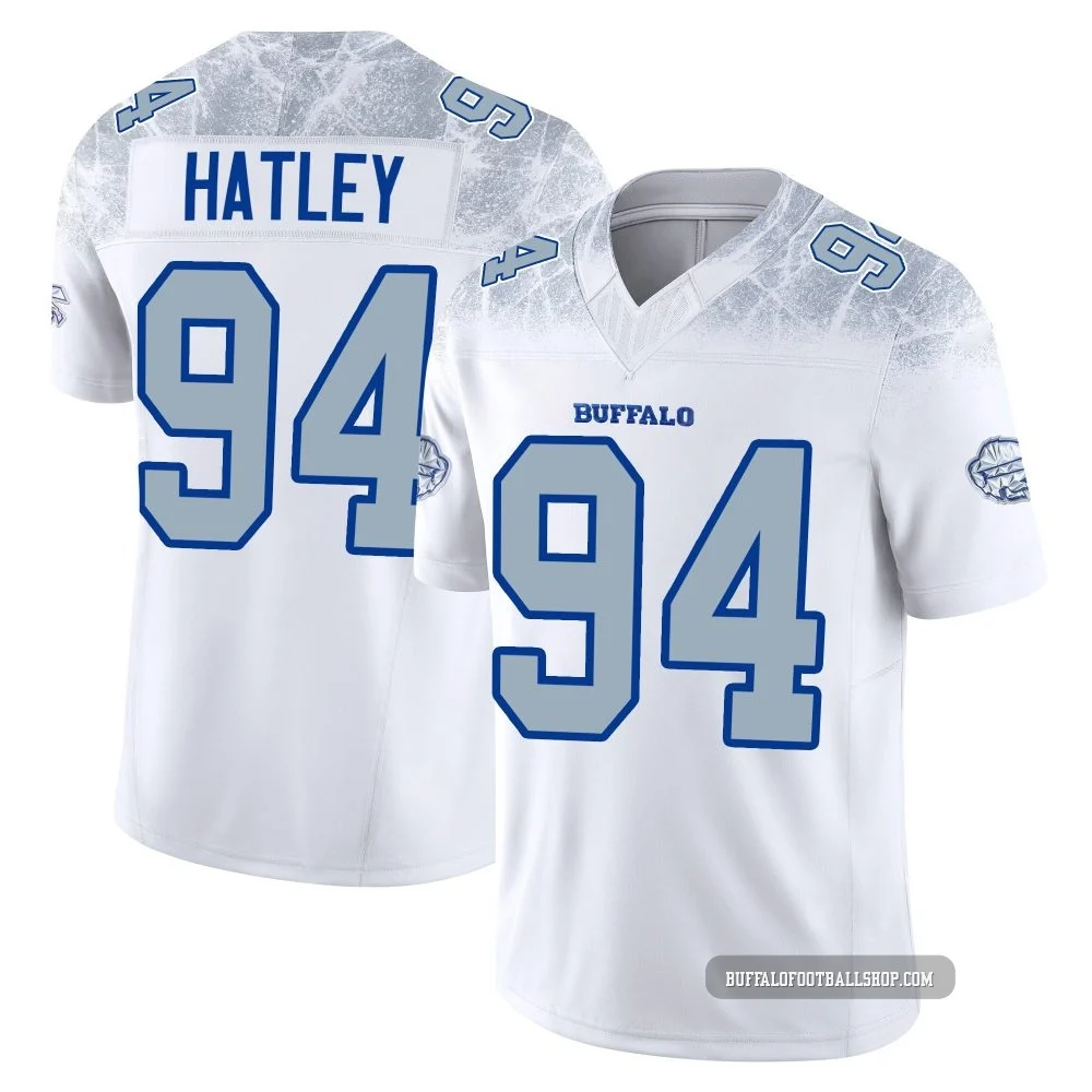 Rickey Hatley ＃94 Buffalo Bills Limited White Youth 2025 Rivalries Collection Jersey