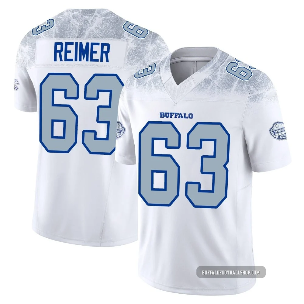 Rush Reimer ＃63 Buffalo Bills Limited White Youth 2025 Rivalries Collection Jersey