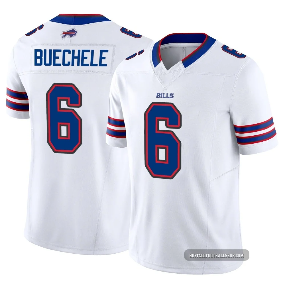 Shane Buechele ＃6 Buffalo Bills Limited White Youth Vapor F.U.S.E. Jersey