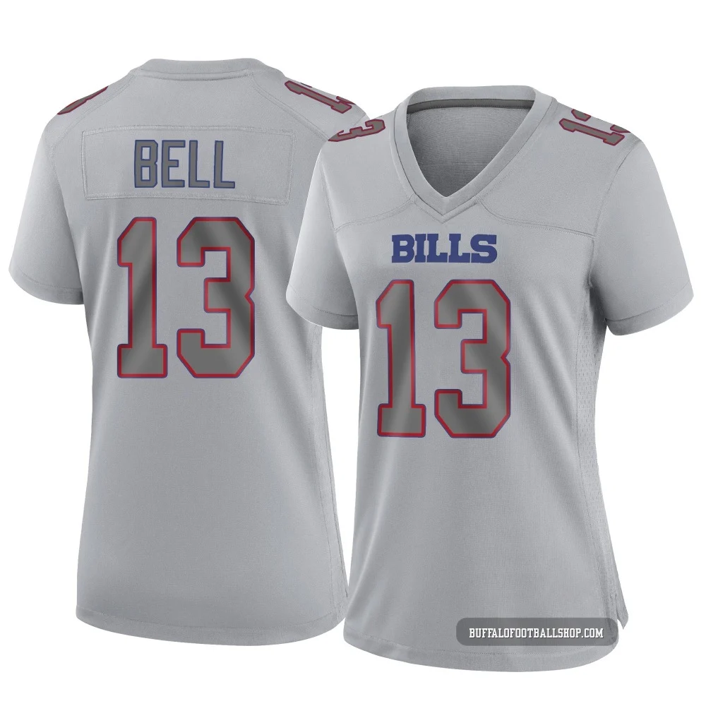 Skyler Bell ＃13 Buffalo Bills Game Gray Women's Atmosphere Fashion Jersey
