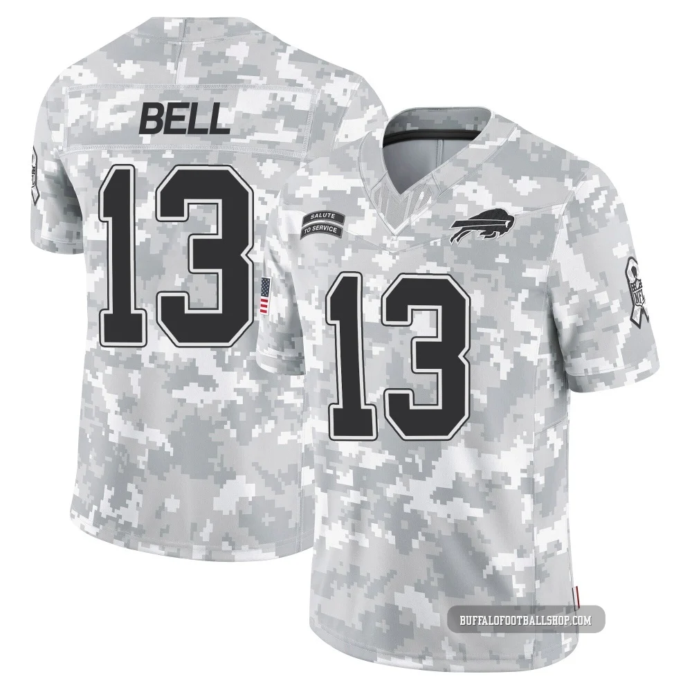 Skyler Bell ＃13 Buffalo Bills Limited Arctic Camo Youth 2024 Salute to Service Jersey