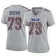 Spencer Brown ＃79 Buffalo Bills Game Gray Women's Atmosphere Fashion Jersey