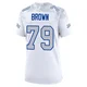 Spencer Brown ＃79 Buffalo Bills Game White Women's 2025 Rivalries Collection Jersey