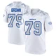 Spencer Brown ＃79 Buffalo Bills Game White Youth 2025 Rivalries Collection Jersey