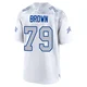 Spencer Brown ＃79 Buffalo Bills Game White Youth 2025 Rivalries Collection Jersey