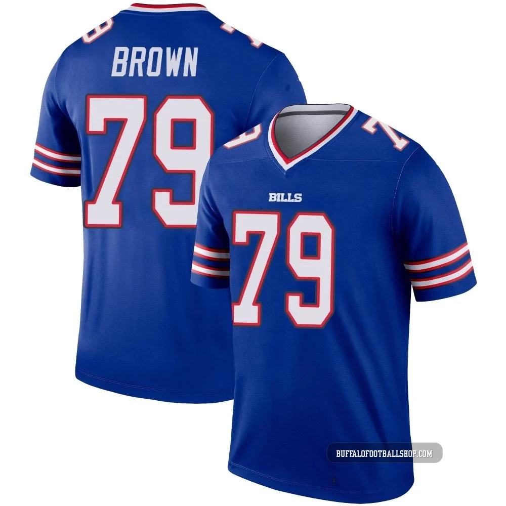 Spencer Brown ＃79 Buffalo Bills Legend Royal Men's Jersey