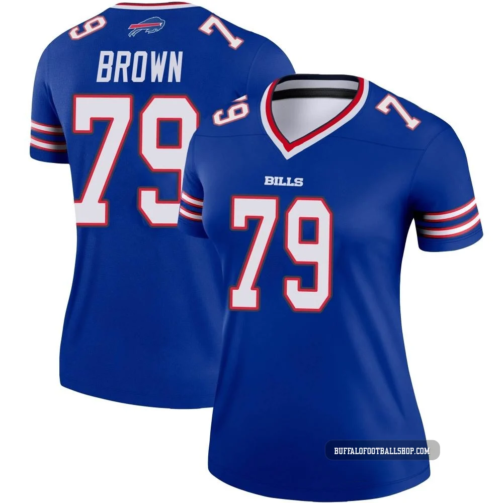 Spencer Brown ＃79 Buffalo Bills Legend Royal Women's Jersey