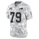 Spencer Brown ＃79 Buffalo Bills Limited Arctic Camo Men's 2024 Salute to Service Jersey