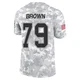 Spencer Brown ＃79 Buffalo Bills Limited Arctic Camo Men's 2024 Salute to Service Jersey