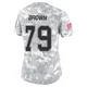 Spencer Brown ＃79 Buffalo Bills Limited Arctic Camo Women's 2024 Salute to Service Jersey