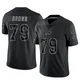 Spencer Brown ＃79 Buffalo Bills Limited Black Youth Reflective Jersey