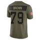 Spencer Brown ＃79 Buffalo Bills Limited Olive Men's 2025 Salute to Service Jersey