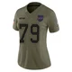 Spencer Brown ＃79 Buffalo Bills Limited Olive Women's 2025 Salute to Service Jersey