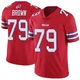 Spencer Brown ＃79 Buffalo Bills Limited Red Youth Color Rush Vapor Untouchable Jersey