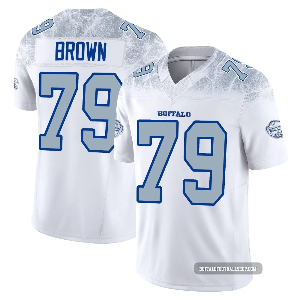 Spencer Brown ＃79 Buffalo Bills Limited White Men's 2025 Rivalries Collection Jersey