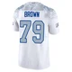 Spencer Brown ＃79 Buffalo Bills Limited White Men's 2025 Rivalries Collection Jersey