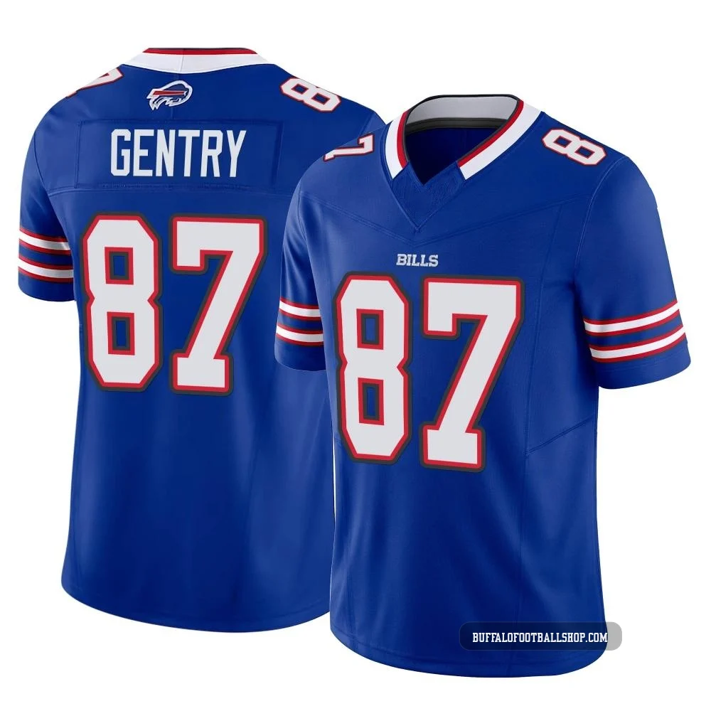 Tanner Gentry ＃87 Buffalo Bills Limited Royal Men's Vapor F.U.S.E. Jersey