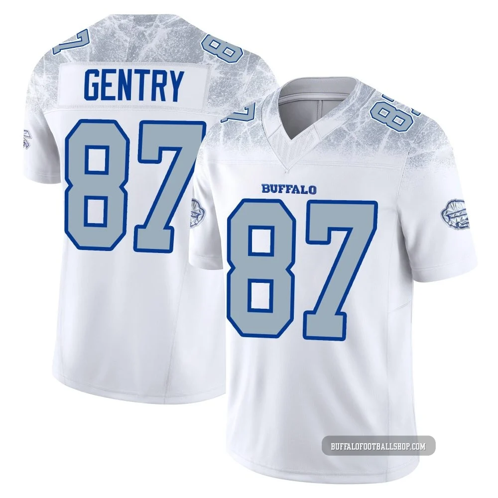 Tanner Gentry ＃87 Buffalo Bills Limited White Men's 2025 Rivalries Collection Jersey